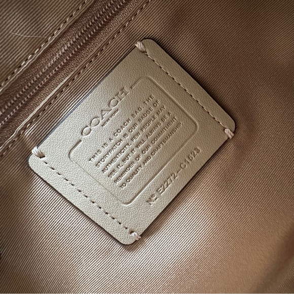 Coach Tan and Cream Pennie Shoulder Bag - Picture 9 of 10